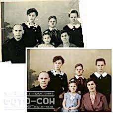 Реставрация семейного портрета