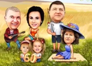 Шарж из фотографий