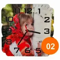 Часы квадратные из МФД Часы квадратные из МФД