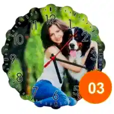 Часы круглые из МФД Часы круглые из МФД