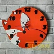 Часы лисичка Часы лисичка