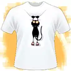 Футболка с котом