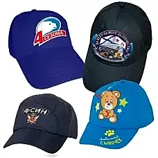 Цветная печать бейсболках