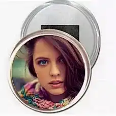 Магнит акриловый круглый