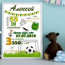 Метрика для мальчика