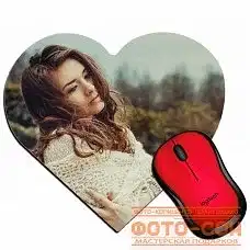 Коврик для мышки сердце